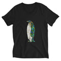 Antartic Serenity Unisex Short Sleeve V-Neck T-Shirt
