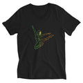 Afroboticus Emerald Unisex Short Sleeve V-Neck T-Shirt