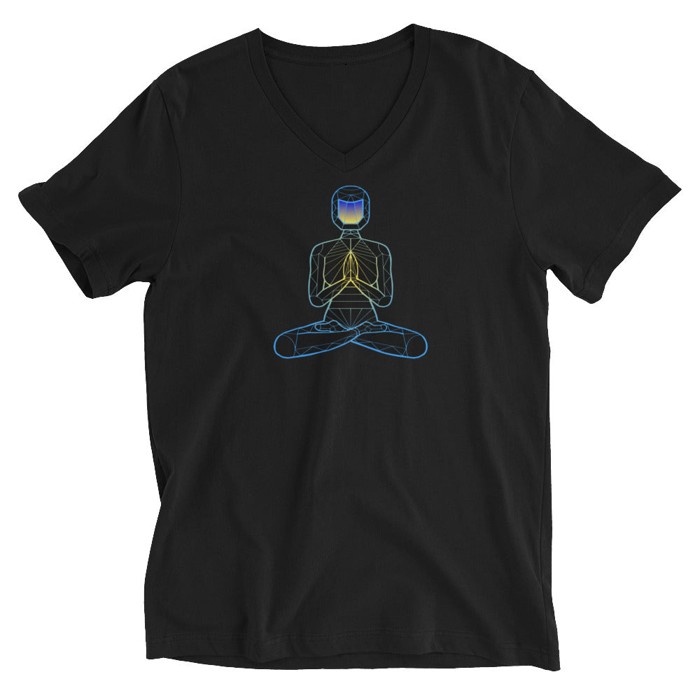FaithNaut Unisex Short Sleeve V-Neck T-Shirt