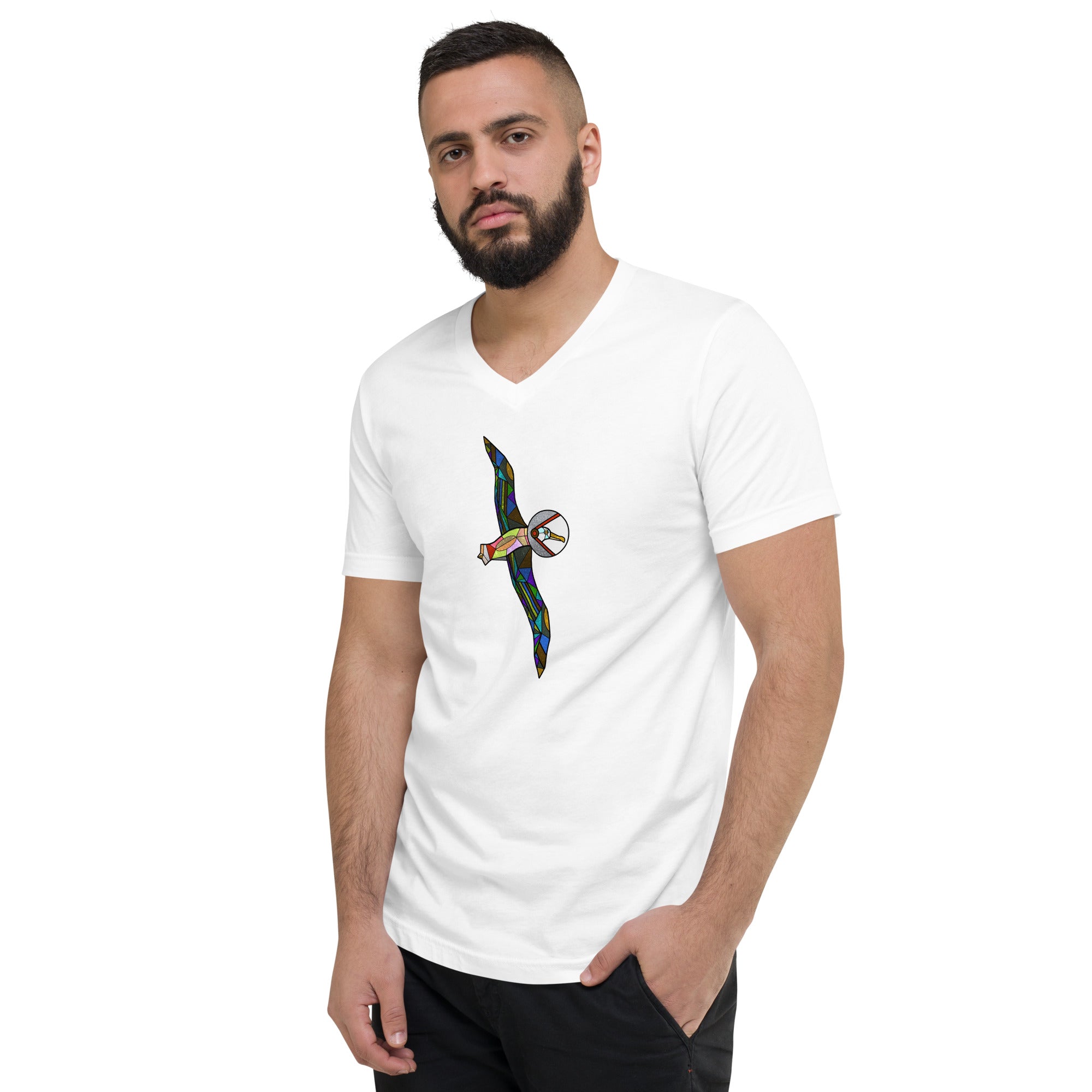 Wanderlust Unisex Short Sleeve V-Neck T-Shirt