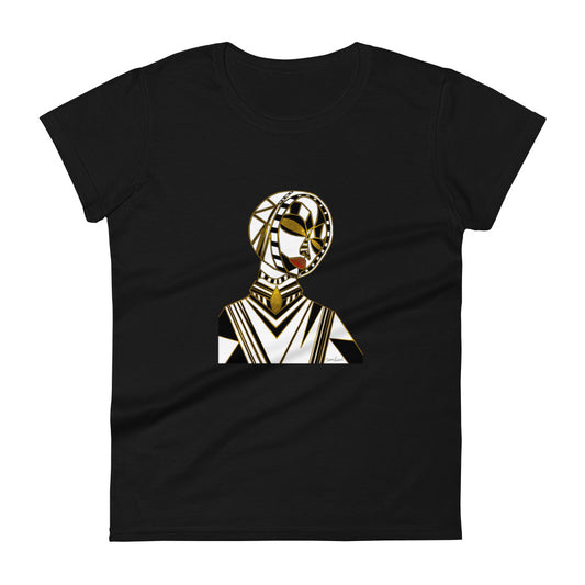 Afrobotica Melancholy Gold Women's short sleeve t-shirt
