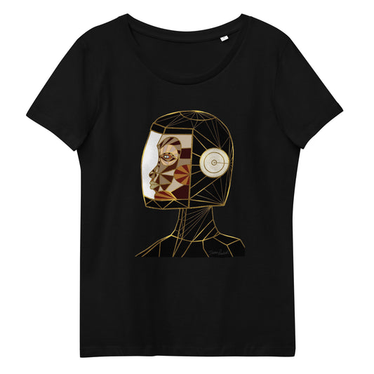 Afrobotica Native Earth Women's fitted eco tee