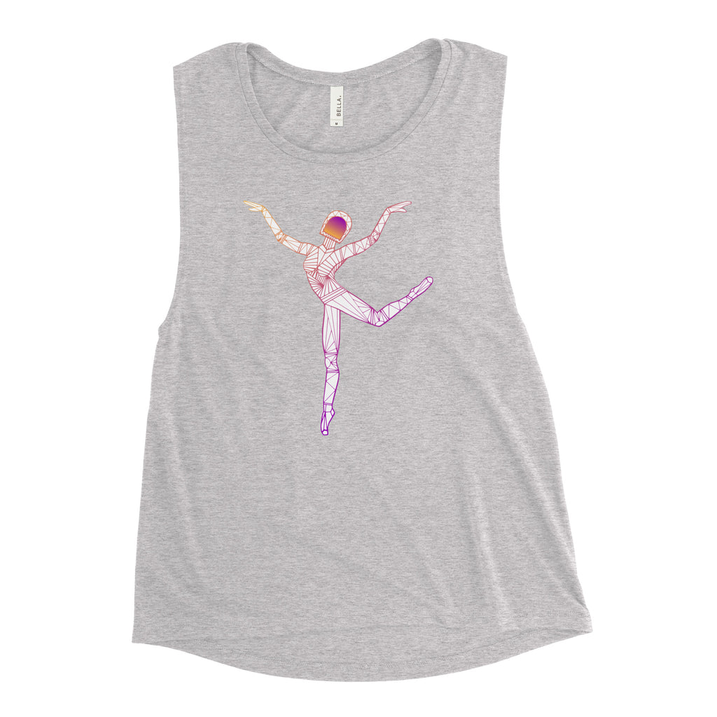 Afrobotica Rings Ladies’ Muscle Tank
