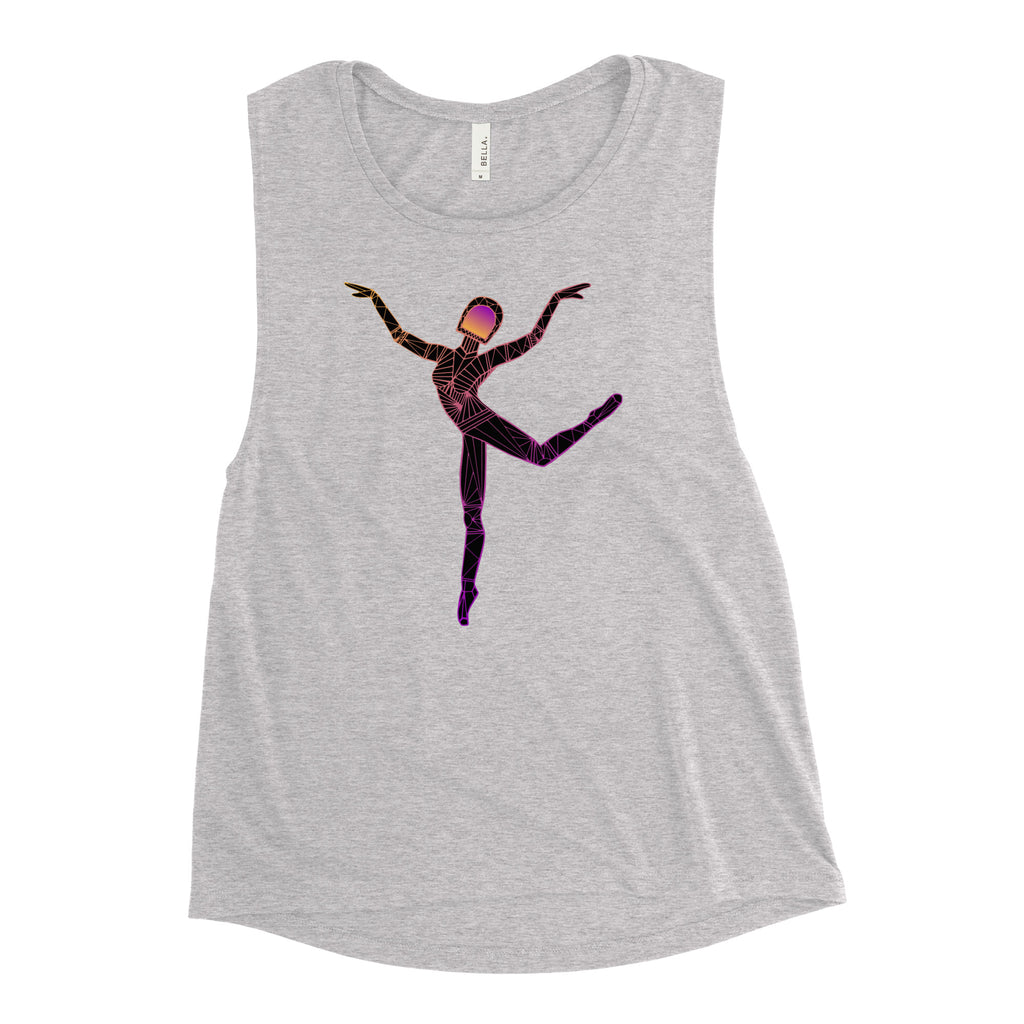 Afrobotica Rings Ladies’ Muscle Tank