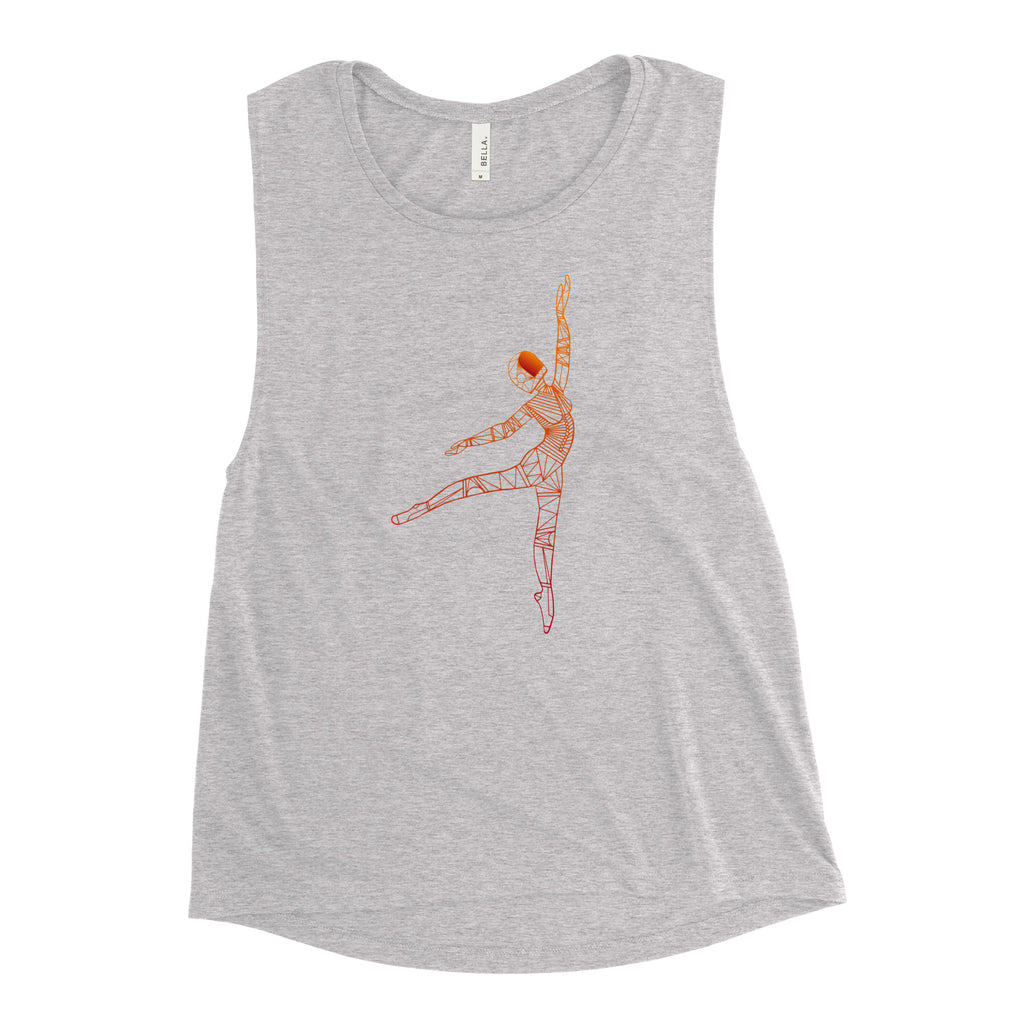 Afrobotica Pointe Constellation Ladies’ Muscle Tank