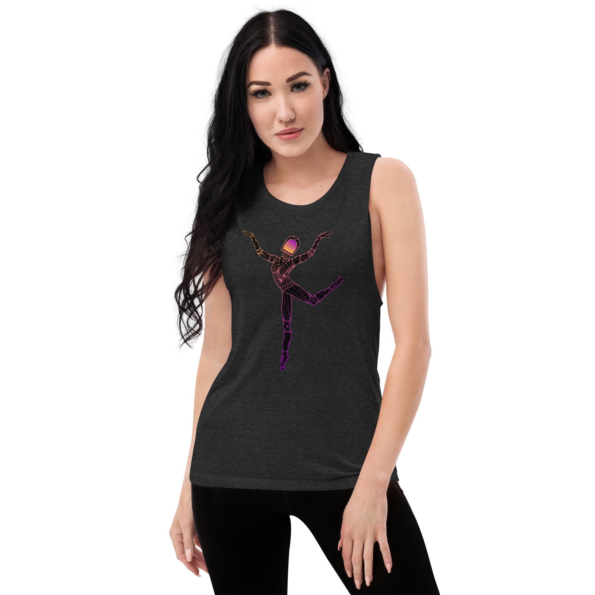 Afrobotica Rings Ladies’ Muscle Tank