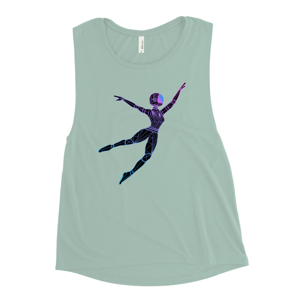 Afrobotica Leap Ladies’ Muscle Tank