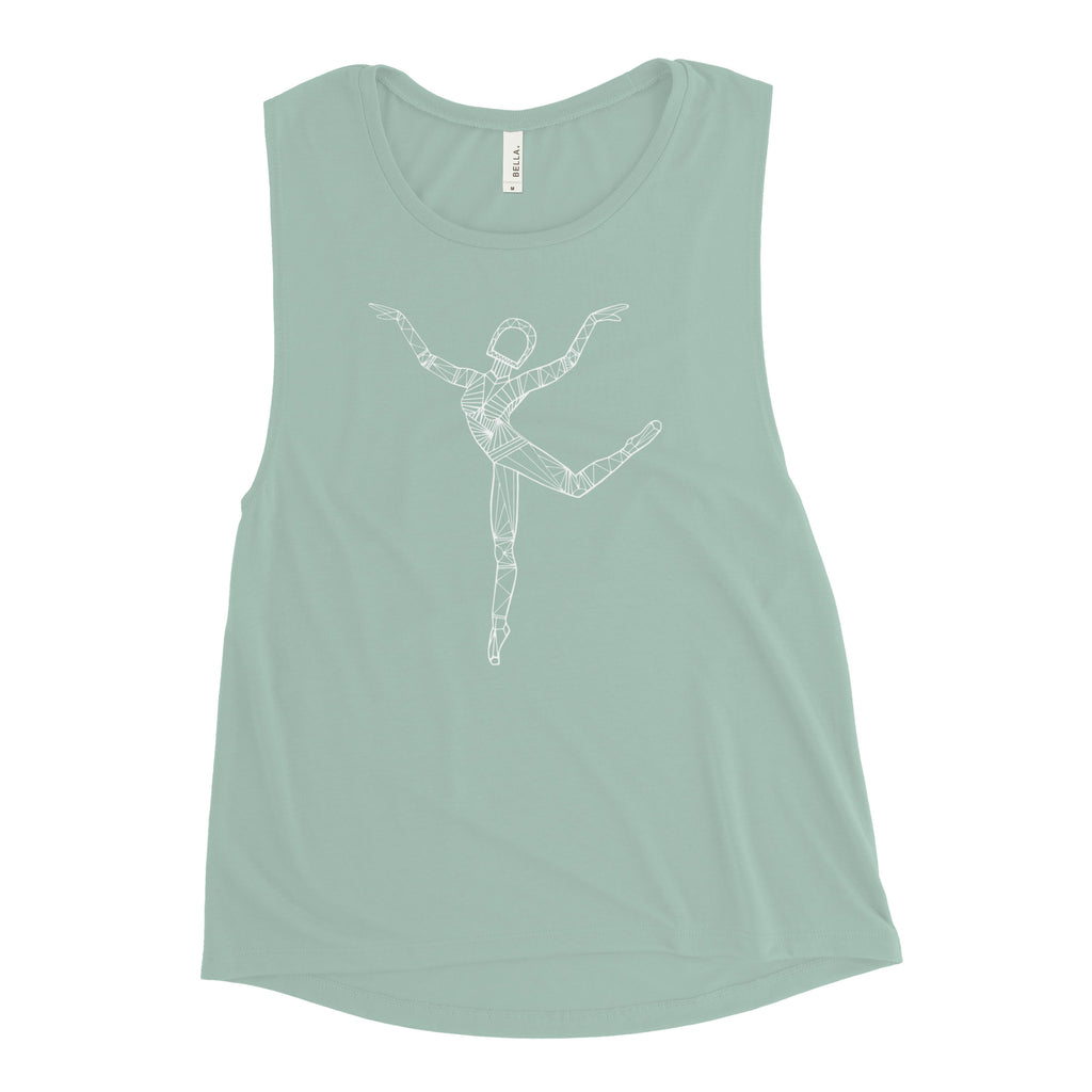 Afrobotica Rings Ladies’ Muscle Tank
