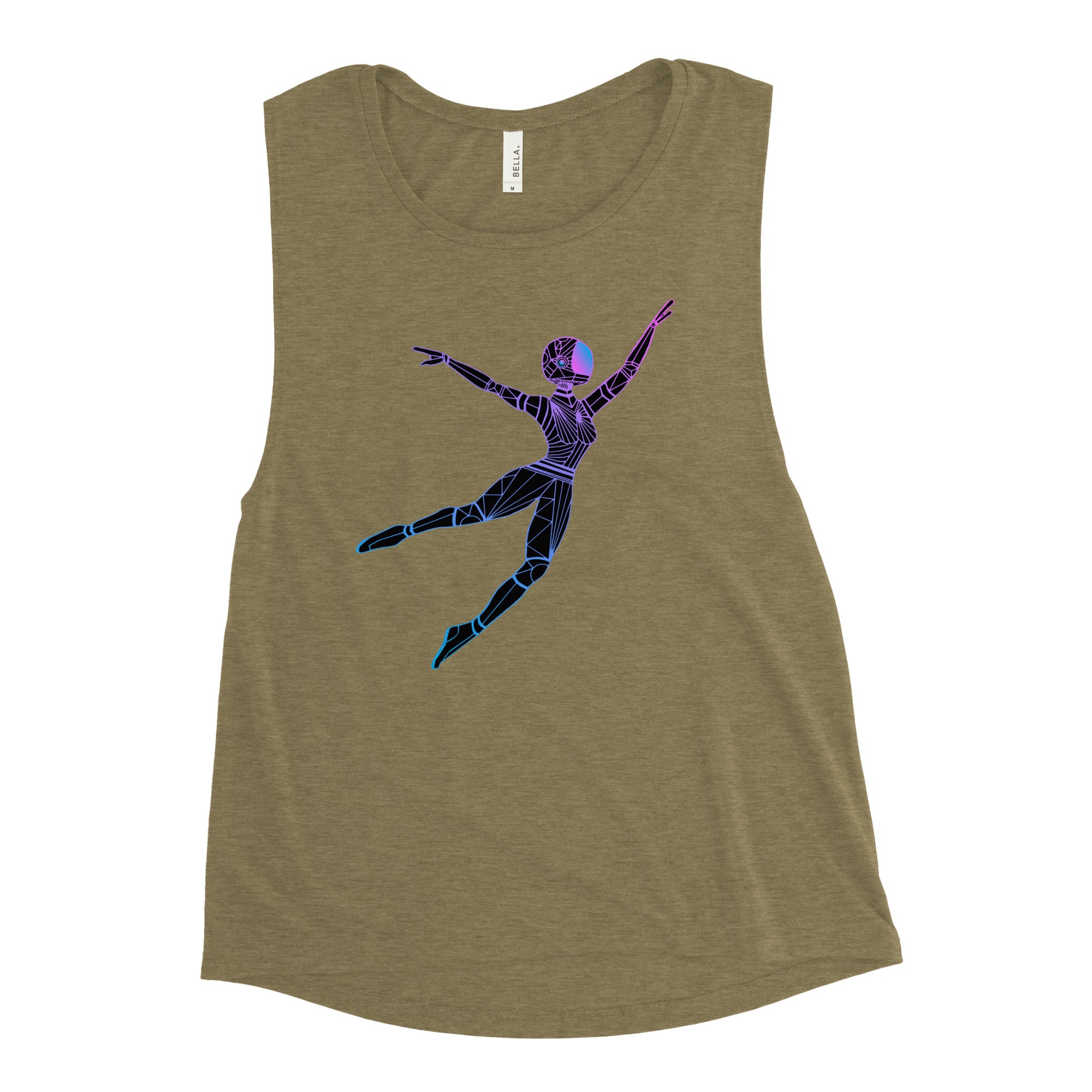 Afrobotica Leap Ladies’ Muscle Tank
