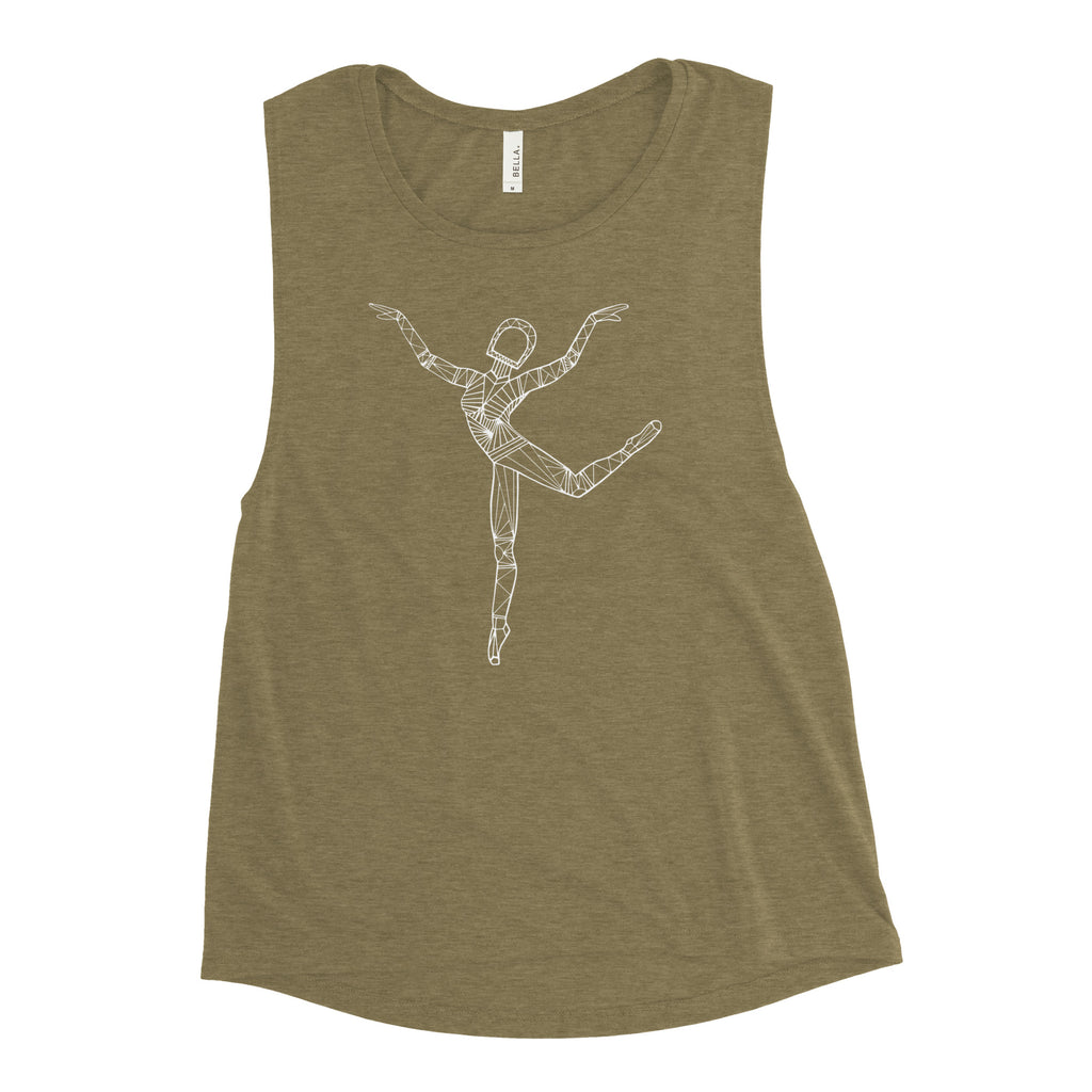 Afrobotica Rings Ladies’ Muscle Tank