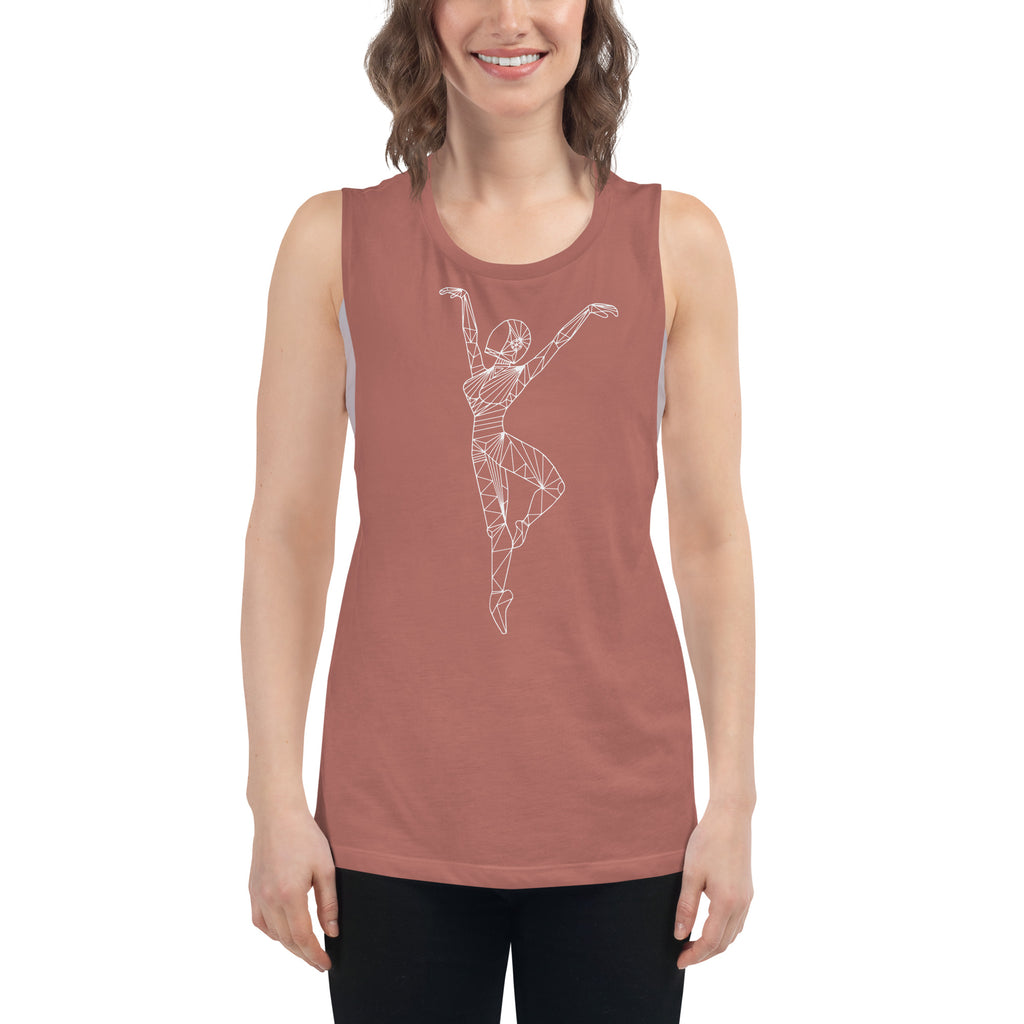 Afrobotica Releve Ladies’ Muscle Tank