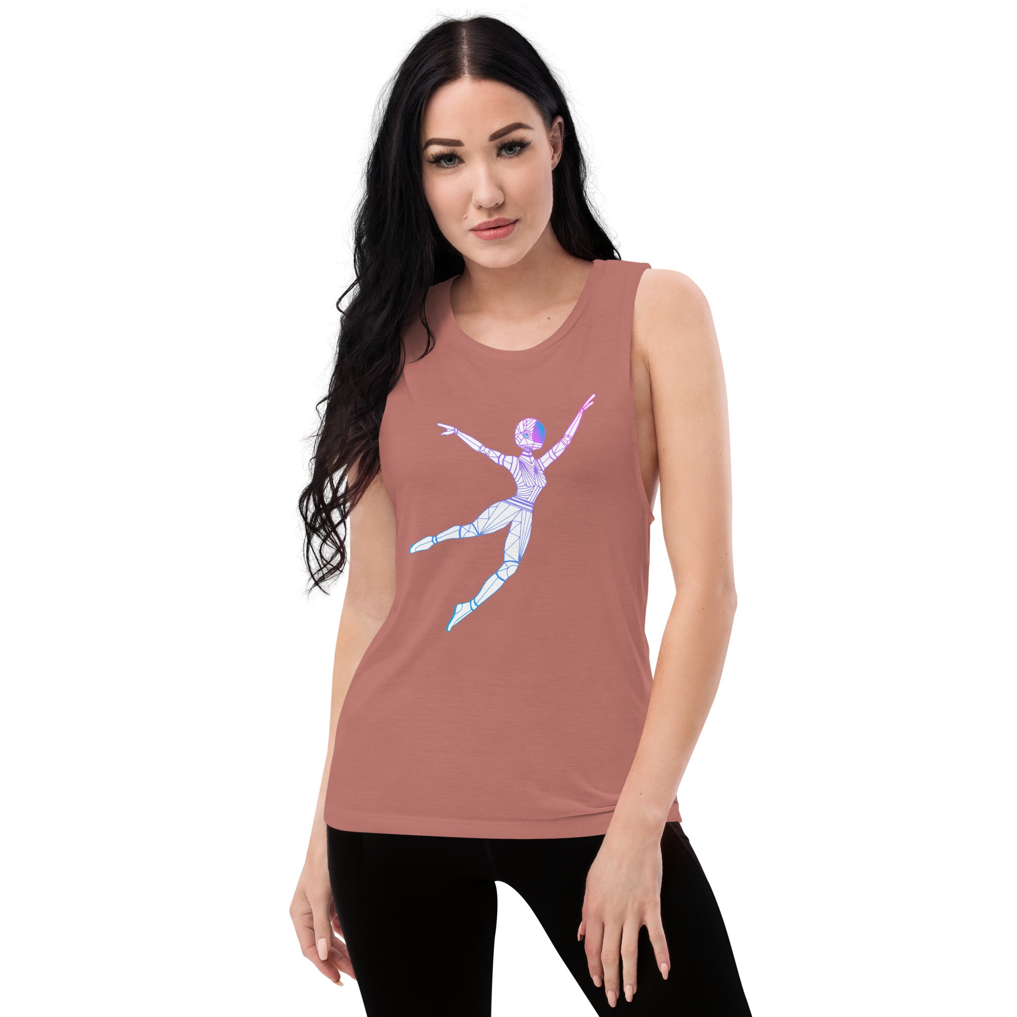 Afrobotica Leap Ladies’ Muscle Tank