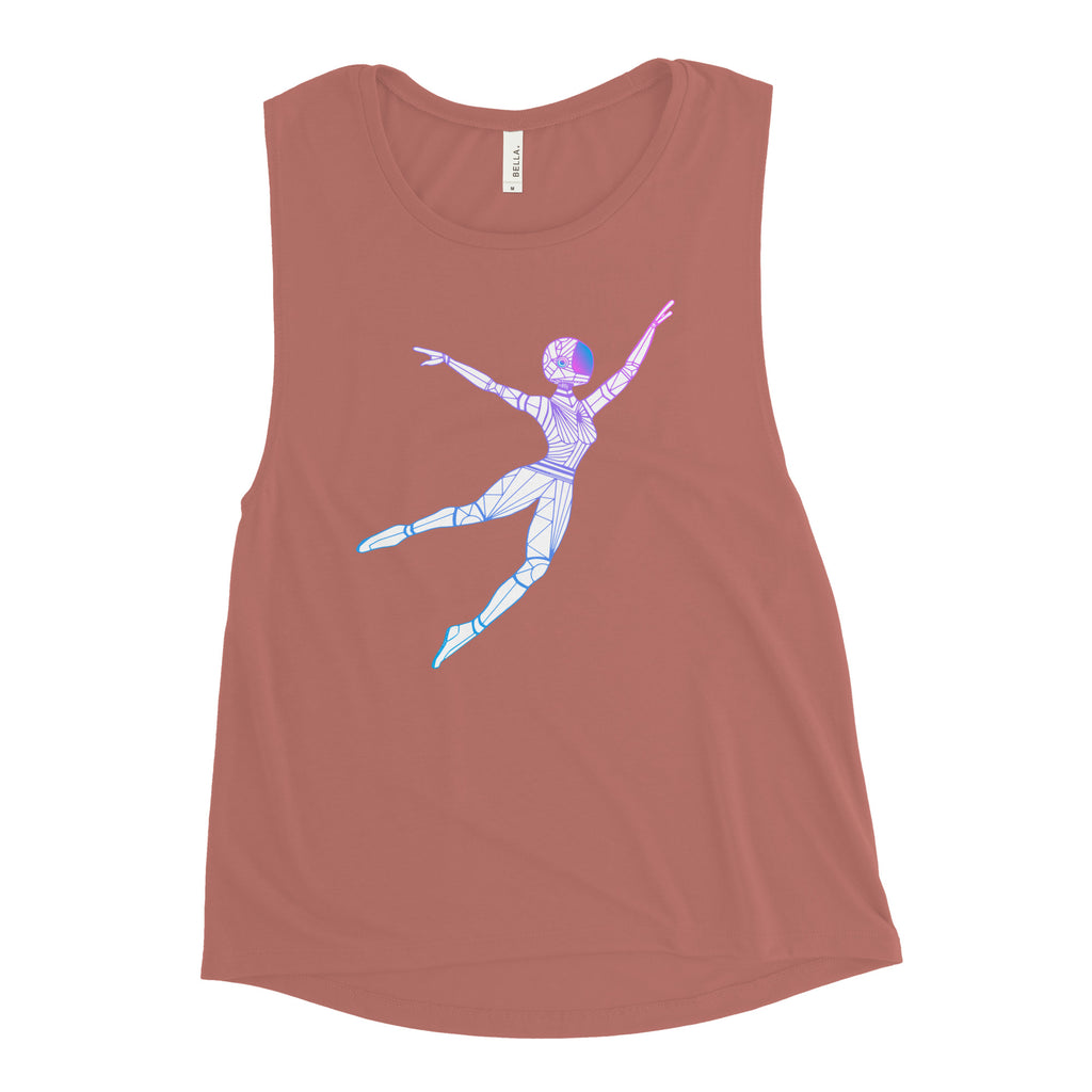 Afrobotica Leap Ladies’ Muscle Tank