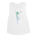 Afrobotica Releve Blue Ladies’ Muscle Tank