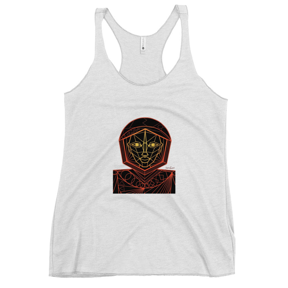 Afrobotica Avatar Red Women's Racerback Tank