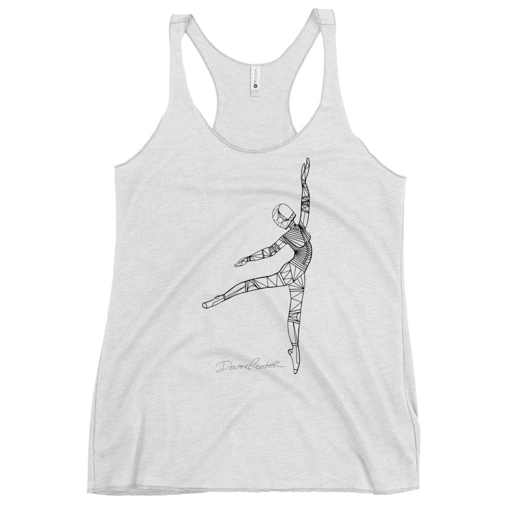 Afrobotica™  Pointe Women's Racerback Tank