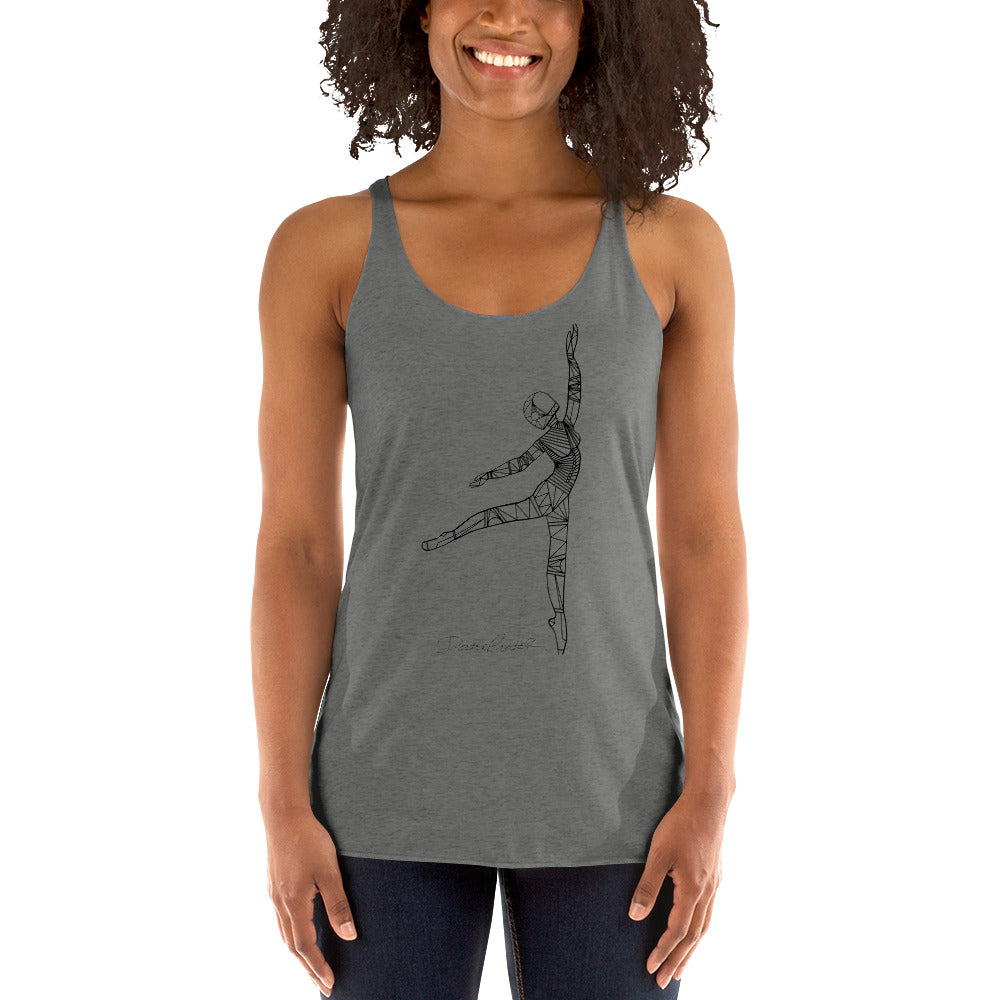 Afrobotica™  Pointe Women's Racerback Tank