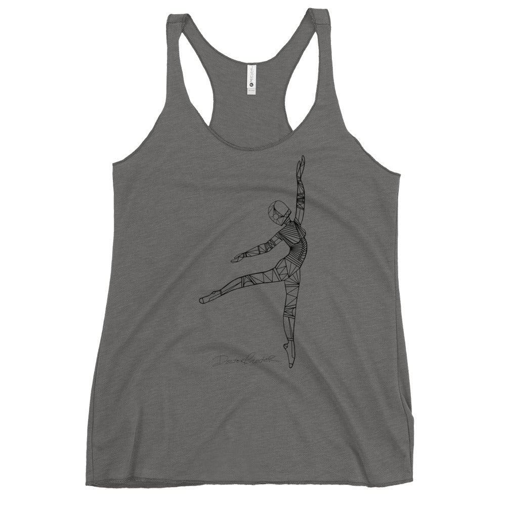 Afrobotica™  Pointe Women's Racerback Tank