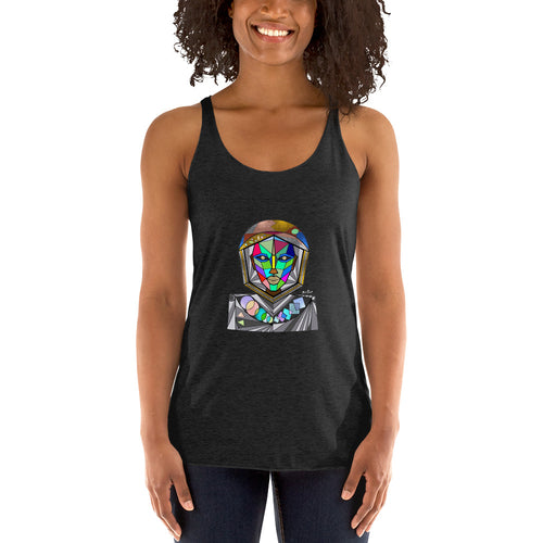 Afrobotica Avatar Multi Women's Racerback Tank