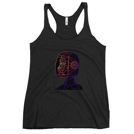 Afrobotica Native Neon Women's Racerback Tank