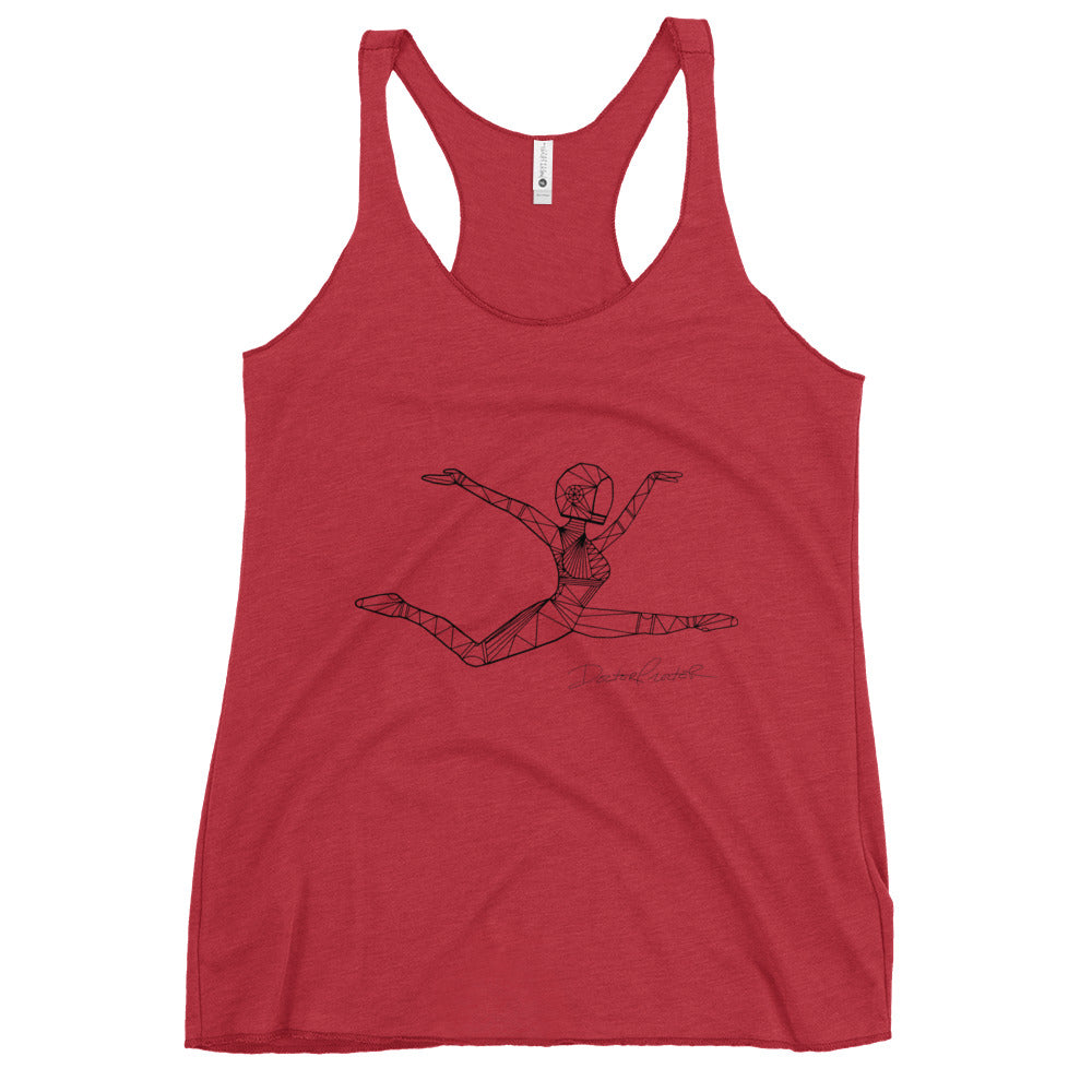 Afrobotica Ciseaux Women's Racerback Tank