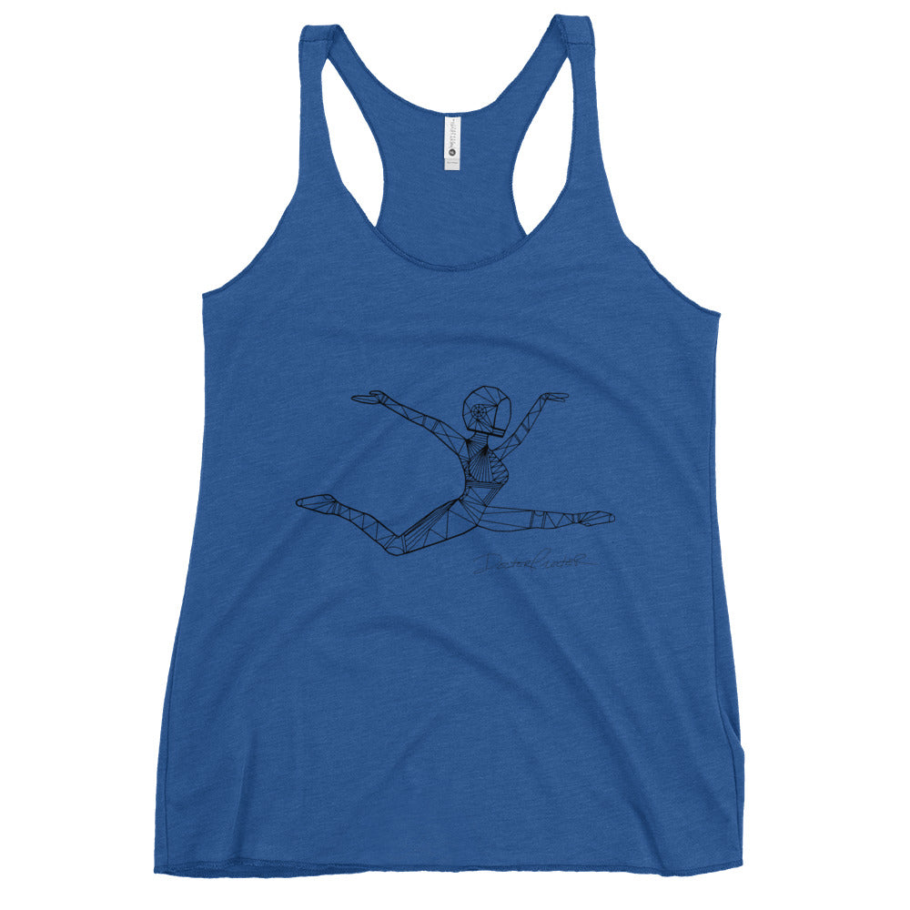 Afrobotica Ciseaux Women's Racerback Tank