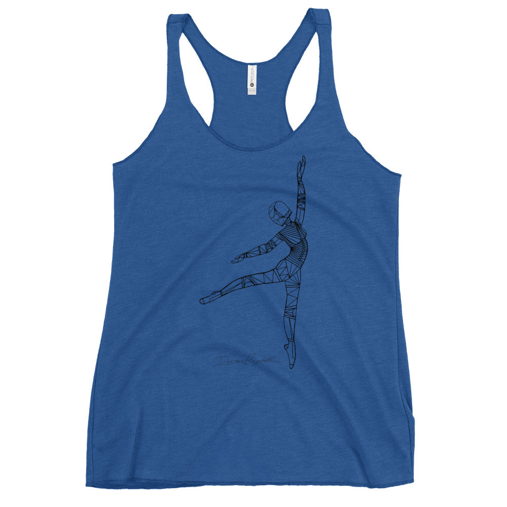 Afrobotica™  Pointe Women's Racerback Tank
