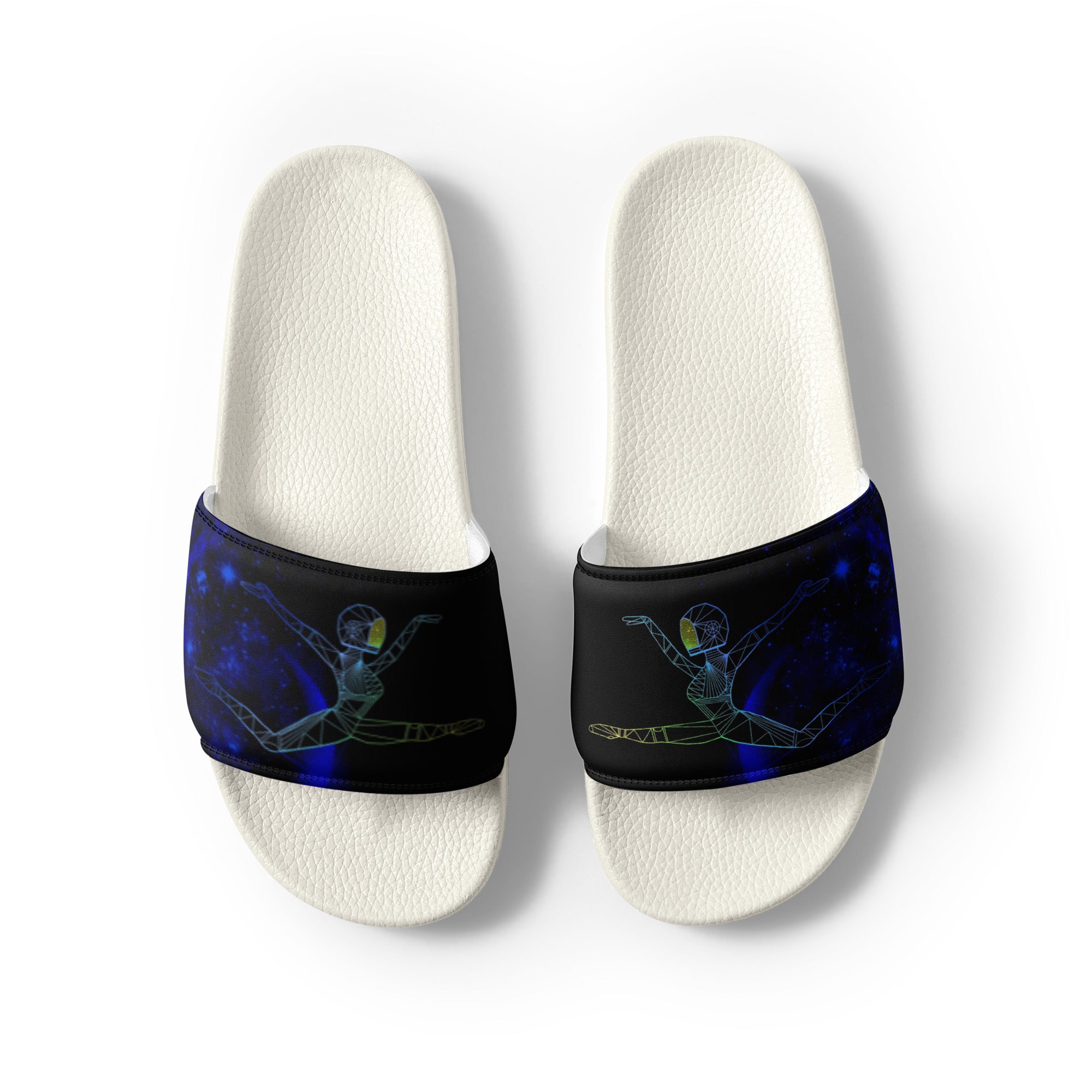 Afrobotica Ciseaux Blue Women's slides