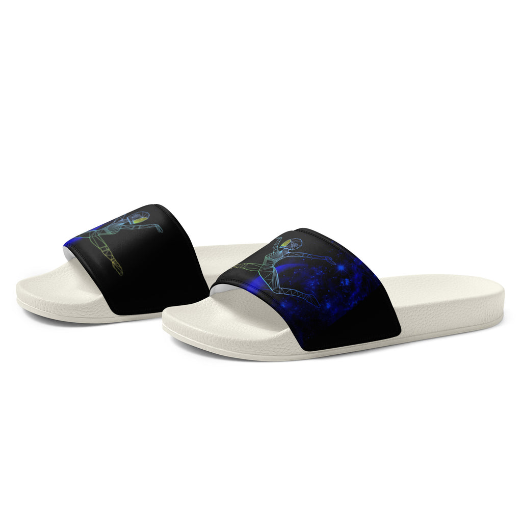 Afrobotica Ciseaux Blue Women's slides