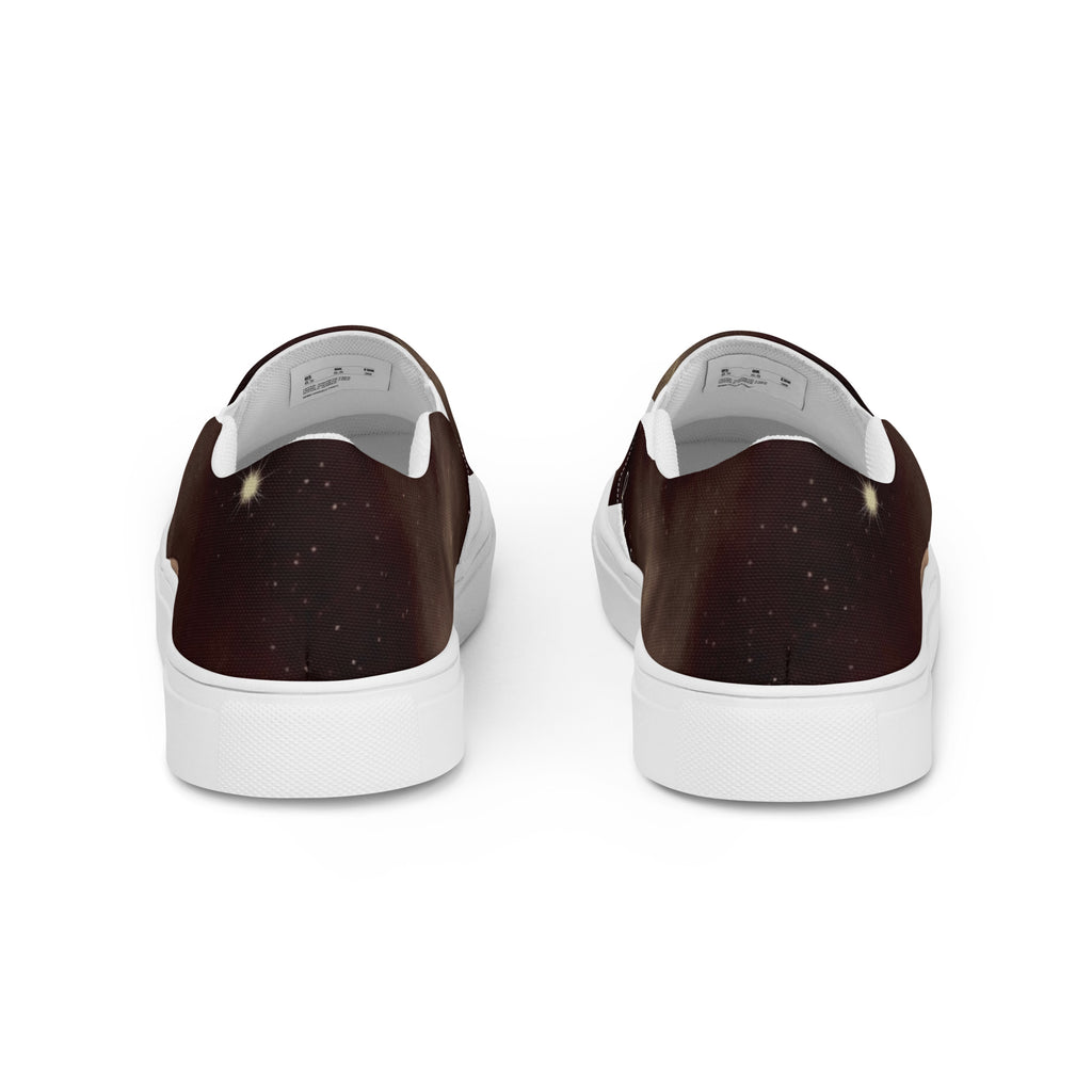 Afrobotica Leap into the Moon Women’s slip-on canvas shoes