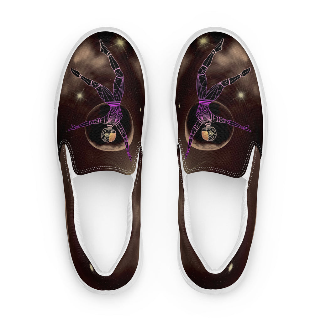 Afrobotica Leap into the Moon Women’s slip-on canvas shoes
