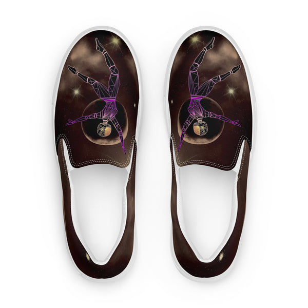 Afrobotica Leap into the Moon Women’s slip-on canvas shoes