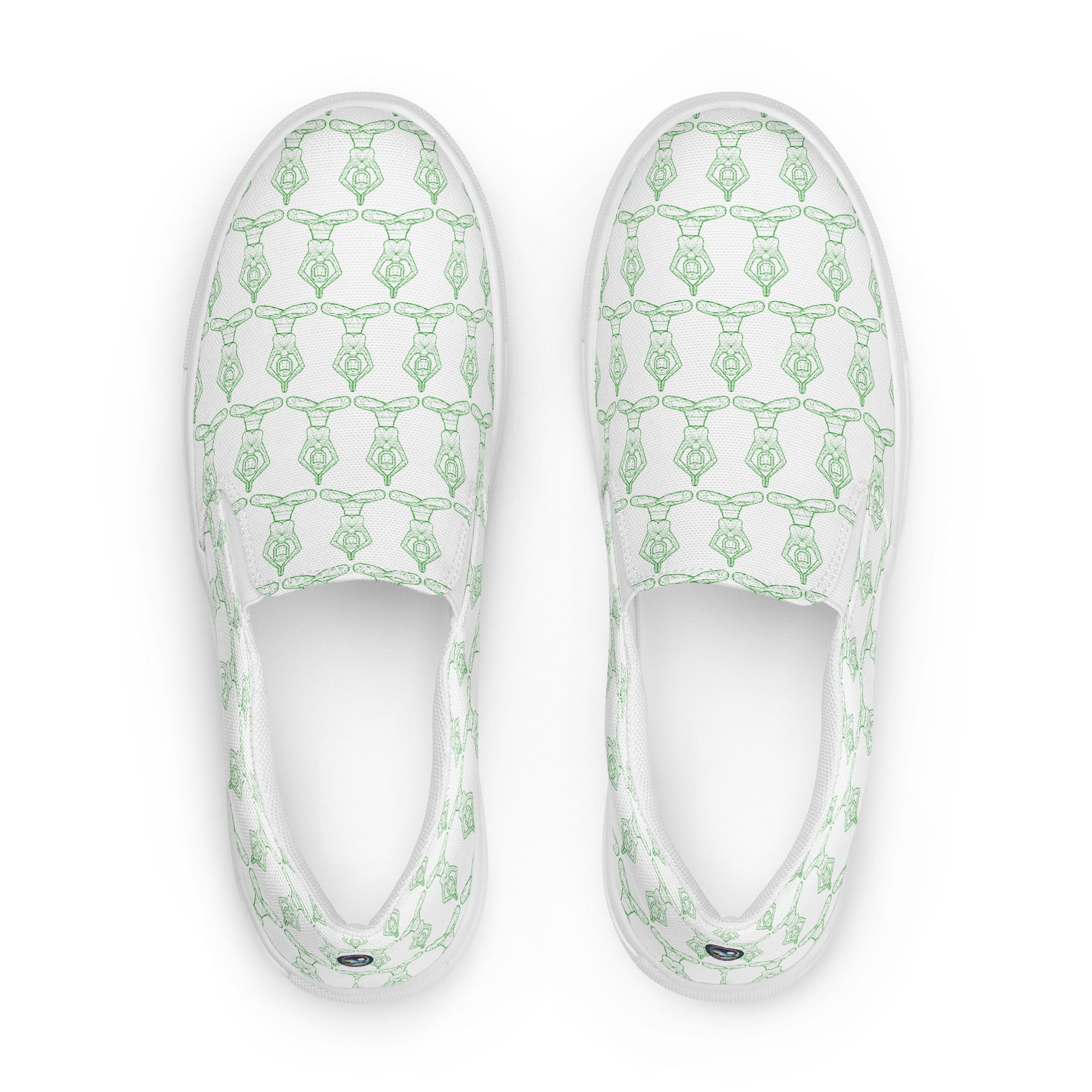 LuckyNaut Women’s slip-on canvas shoes