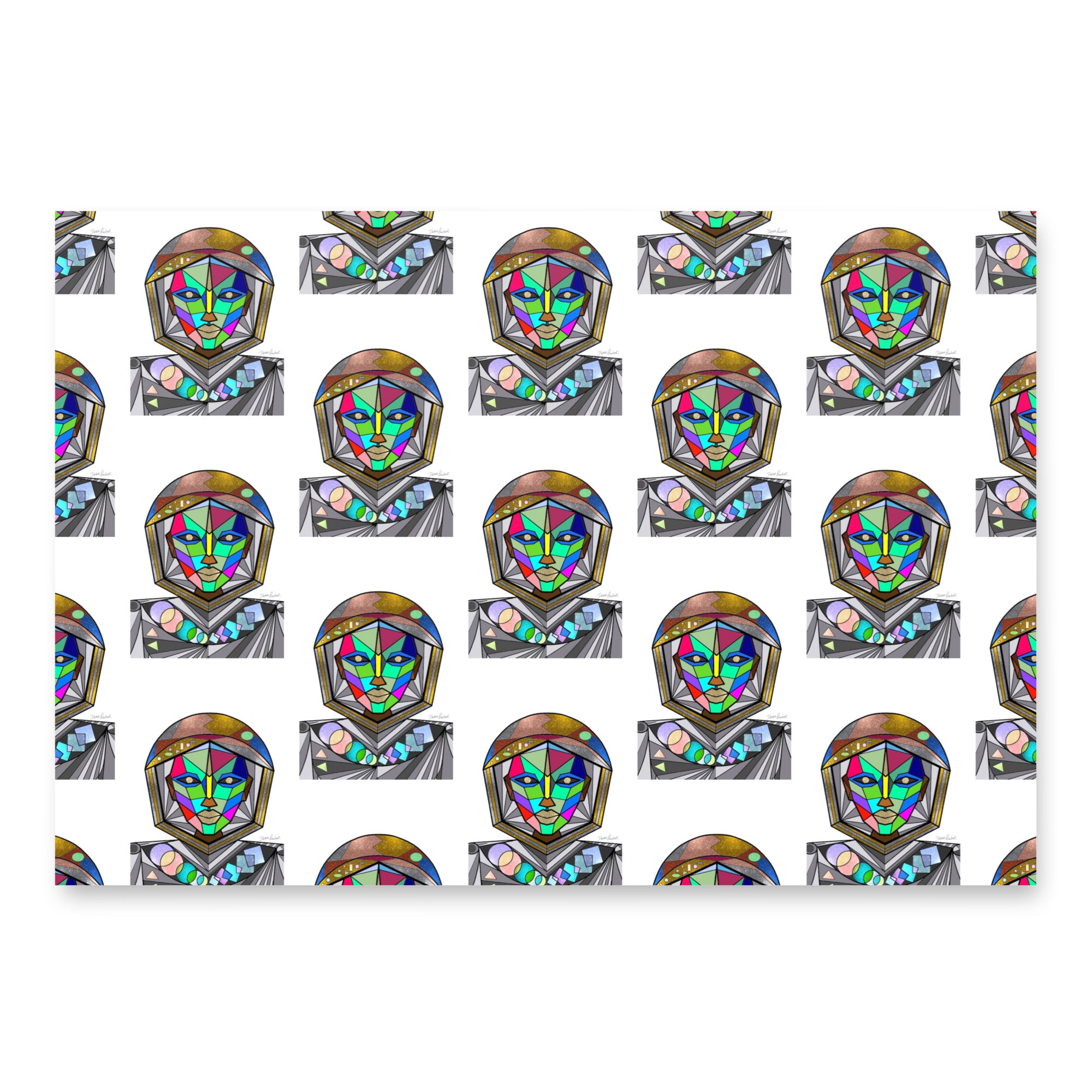 Afrobotica Avatar Multi Wrapping paper sheets