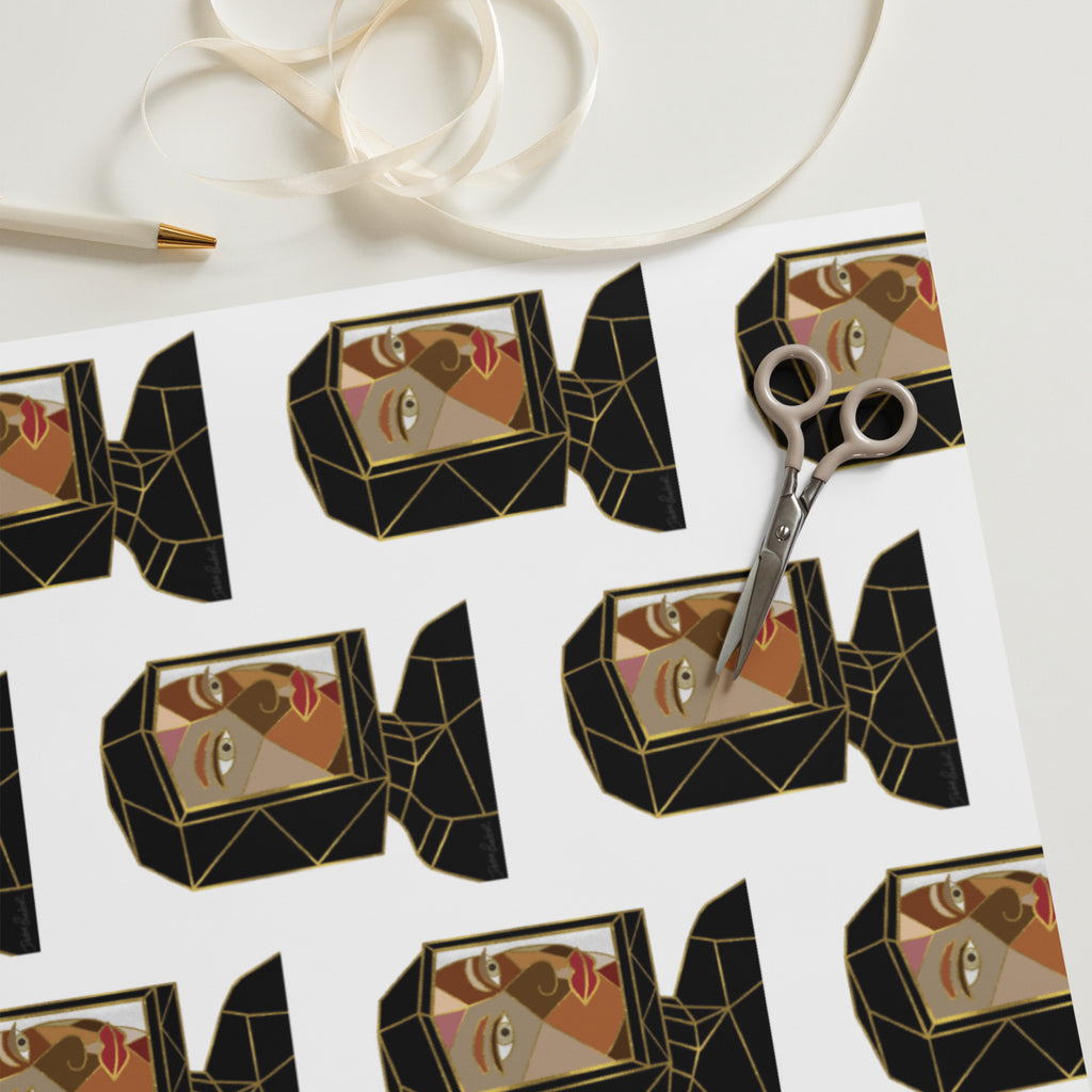 Afrobotica Earth Wrapping paper sheets