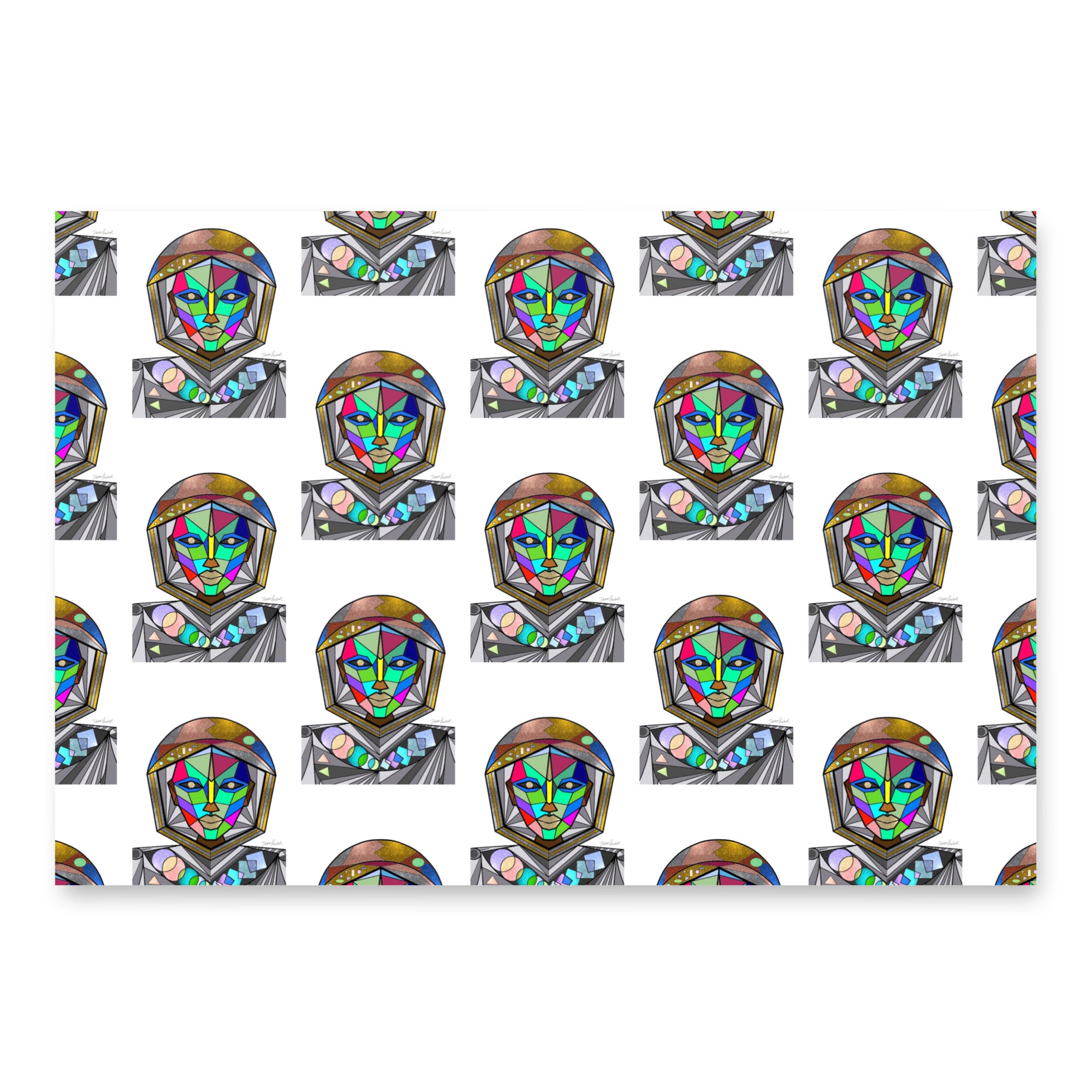 Afrobotica Avatar Multi Wrapping paper sheets