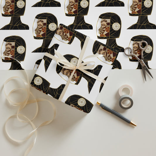 Afrobotica Native Earth Wrapping paper sheets