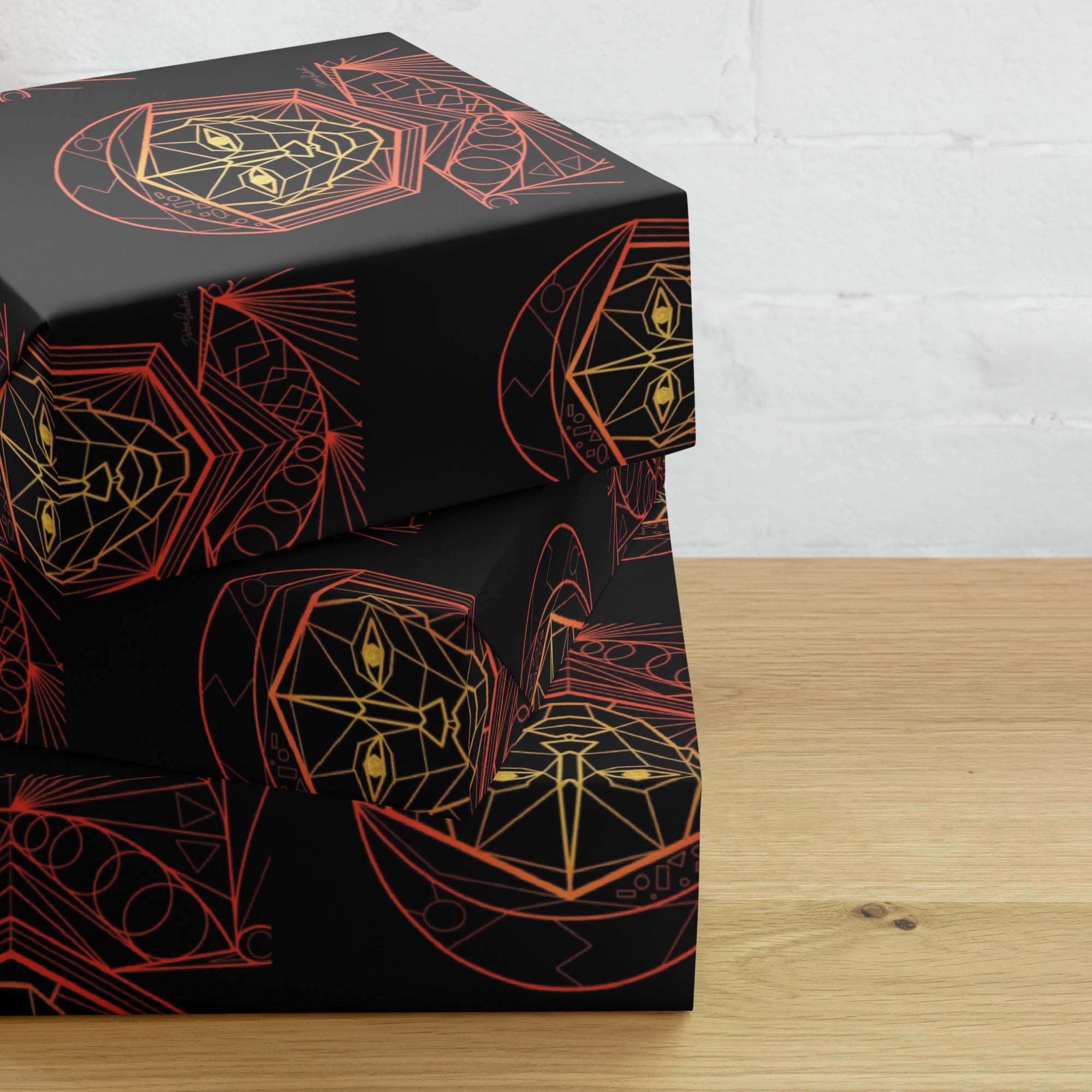 Afrobotica Avatar Red Wrapping paper sheets
