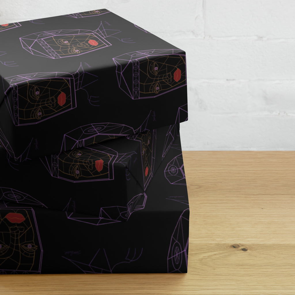 Afrobotica Bella Neon Wrapping paper sheets