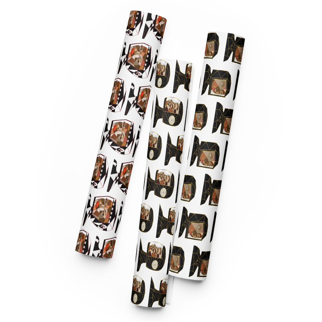 Afrobotica Earth Wrapping paper sheets