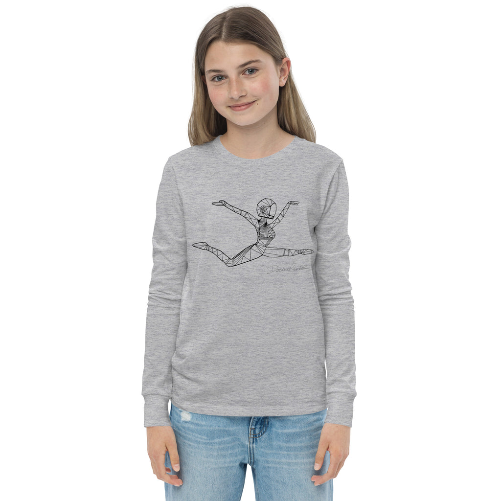 Afrobotica Ciseaux Youth long sleeve tee