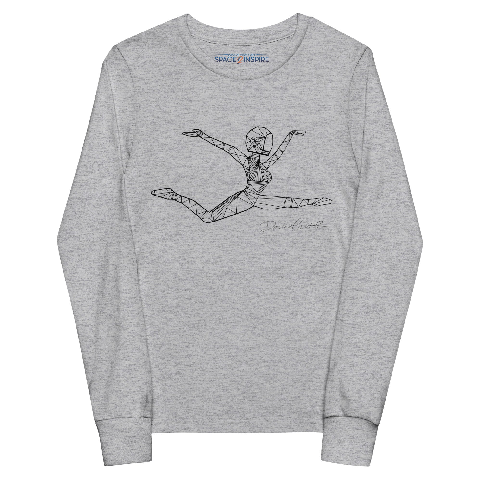 Afrobotica Ciseaux Youth long sleeve tee