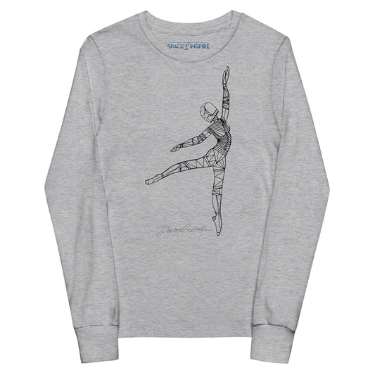 Afrobotica Pointe Youth long sleeve tee