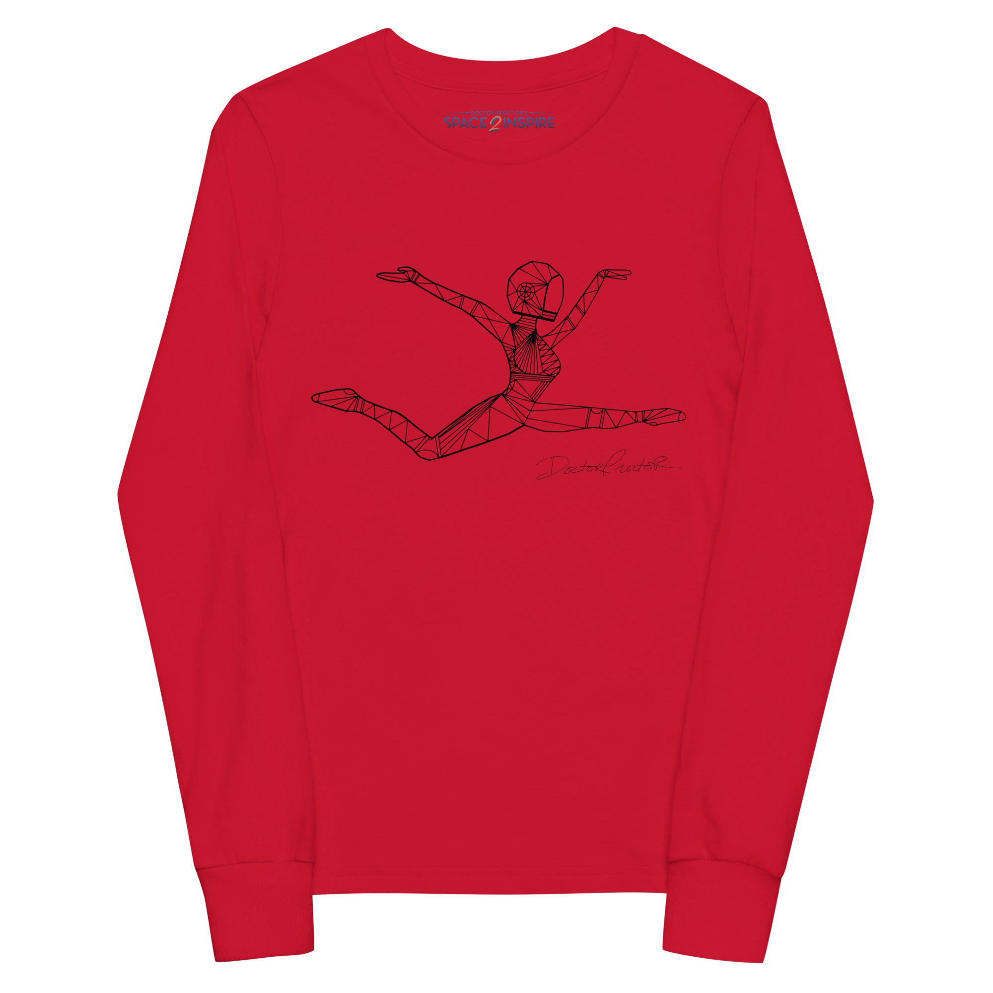 Afrobotica Ciseaux Youth long sleeve tee