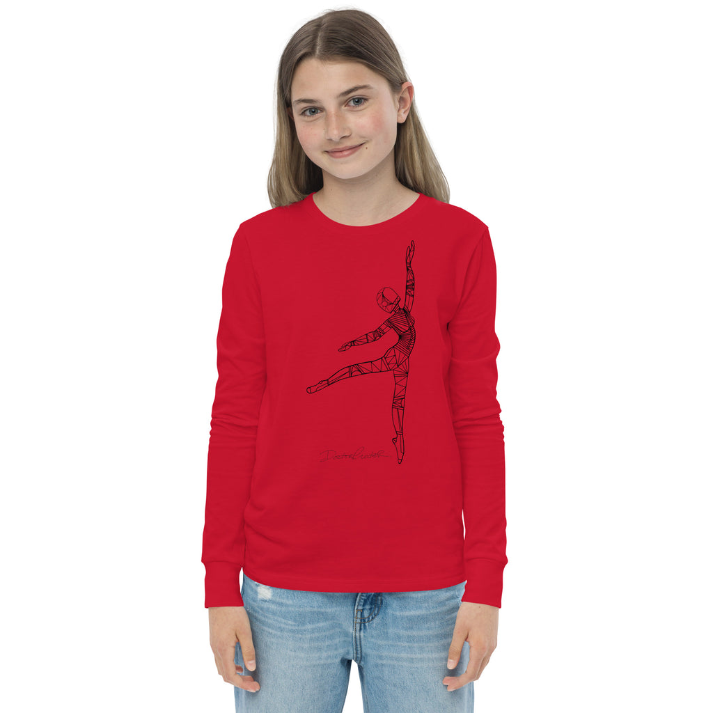 Afrobotica Pointe Youth long sleeve tee