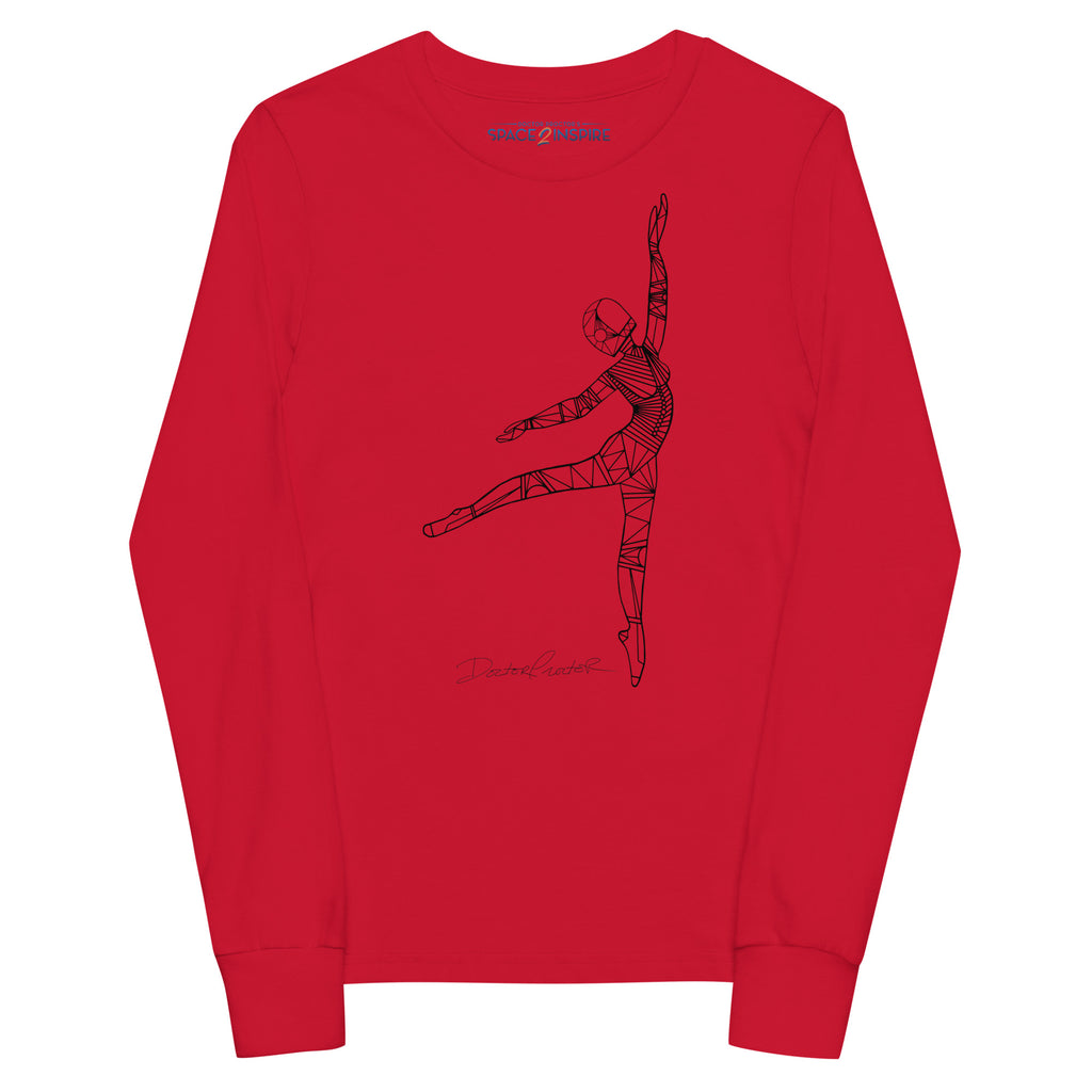 Afrobotica Pointe Youth long sleeve tee