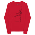Afrobotica Pointe Youth long sleeve tee
