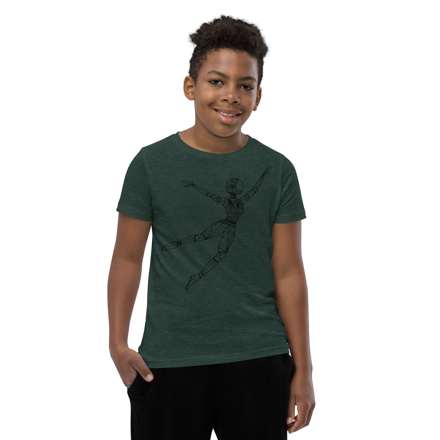 Afrobotica Leap Youth Short Sleeve T-Shirt