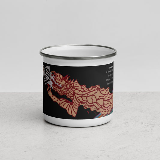 The Burn Enamel Mug