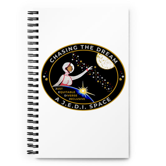 A J.E.D.I. Space Spiral notebook